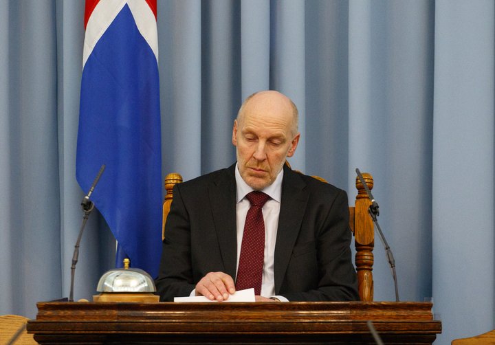 Steingrímur J. Sigfússon, forseti Alþingis.