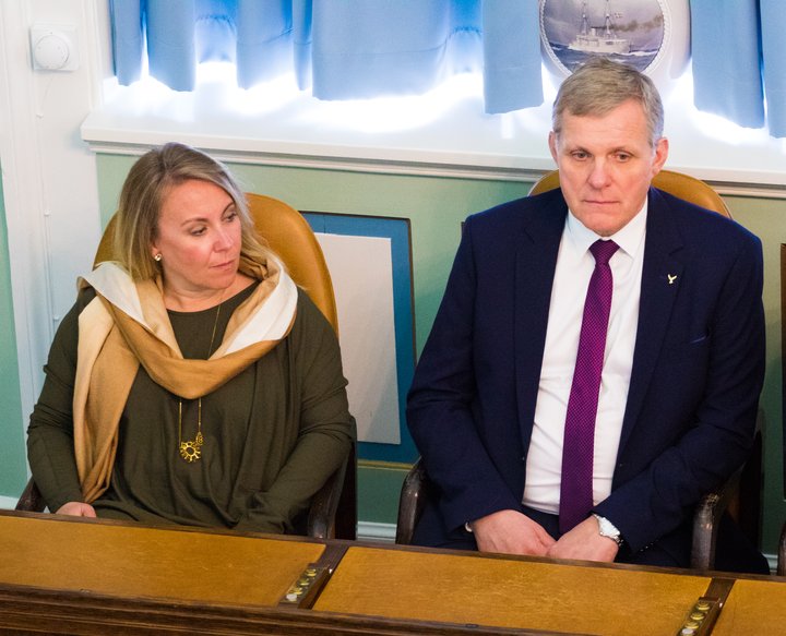 Sigríður Andersen og Jón Gunnarsson.
