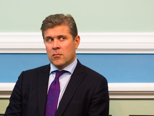 Bjarni Benediktsson lét ekkert framhjá sér fara.