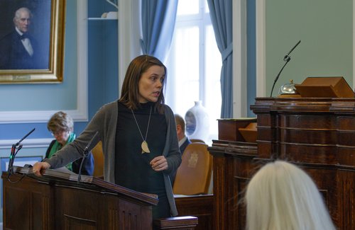 Katrín Jakobsdóttir, formaður Vinstri grænna.