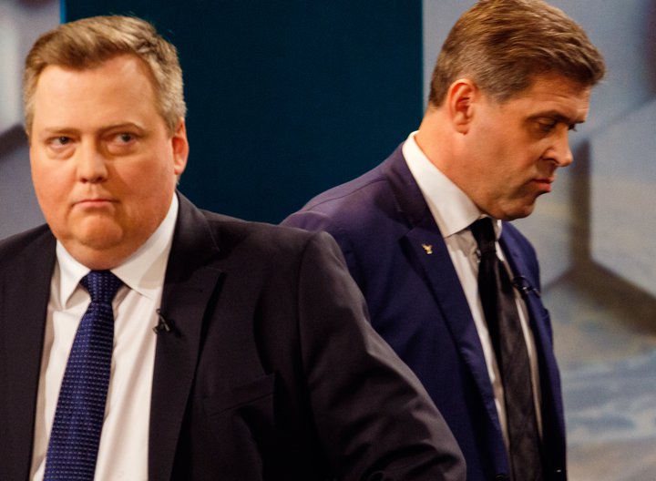 Sigmundur Davíð Gunnlaugsson Bjarni Benediktsson