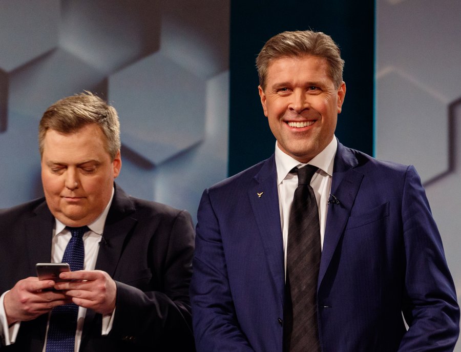 Birgir Þór Harðarson Sigmundur Davíð Gunnlaugsson Bjarni Benediktsson