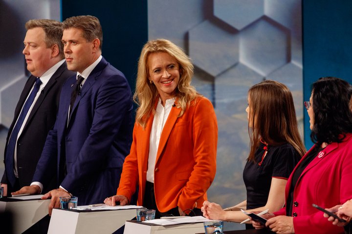 Þorgerður Katrín Gunnarsdóttir Katrín Jakobsdóttir Bjarni Benediktsson Sigmundur Davíð Gunnlaugsson