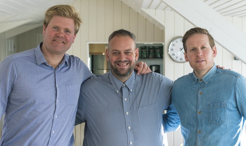 Árni Helgason, Andrés Jónsson og Grétar Theodórsson.