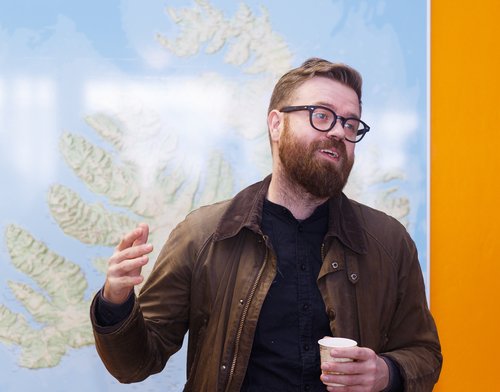 Örn Elías Guðmundsson, betur þekktur sem Mugison, er einn forsprakka hátíðarinnar.