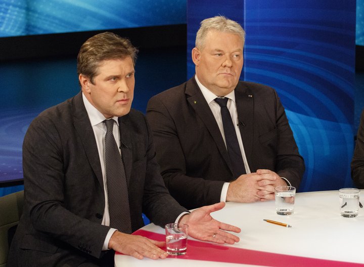 Bjarni og Sigurður Ingi tókust á í óundirbúnum fyrirspurnatíma á Alþingi. 