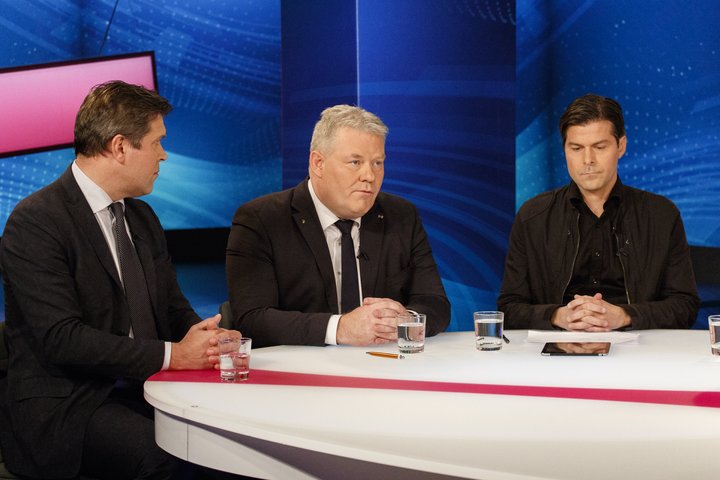 Sigurður Ingi var í leiðtogaumræðunum á Stöð 2, þar sem kom skýrt fram að VG vilji ekki inngöngu að ESB.