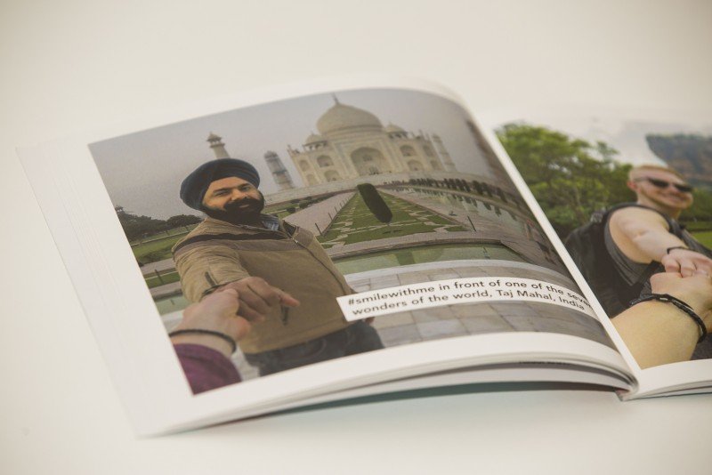 #smilewithme við Taj Mahal í Indlandi.