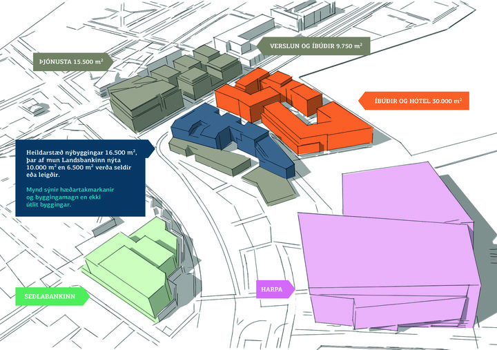 Afstöðumynd af Austurhöfn. 