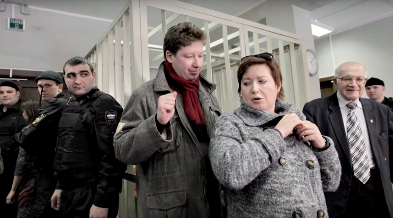 Alexey & Olga í réttarsal Mynd: Úr einkasafni.