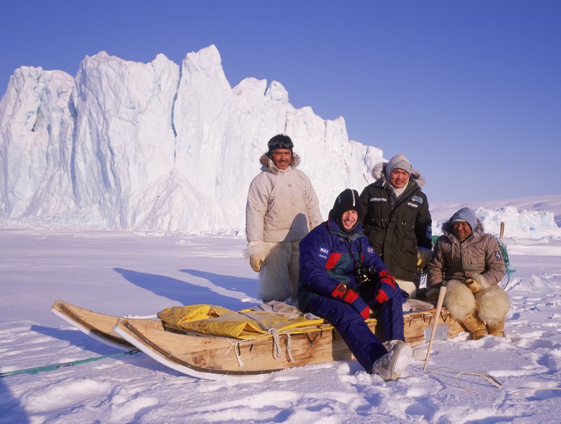 Veiðimenn skammt frá Qaanaaq á N-Grænlandi.MYND: Ragnar Th. Sigurðsson.