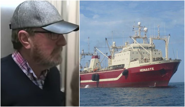 Arngrímur Brynjólfsson og Heinaste.