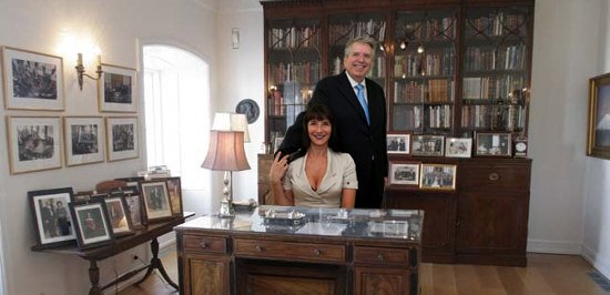 Ástþór og Natalía á Bessastöðum 