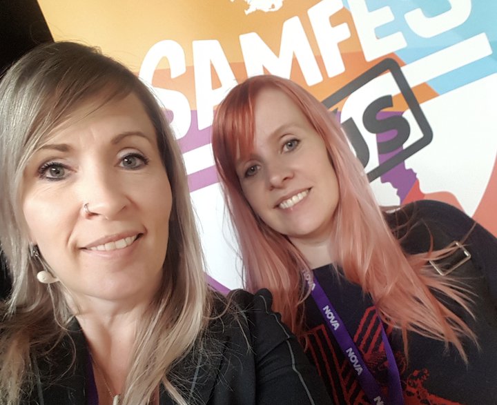 Ásta Sól og Benna.