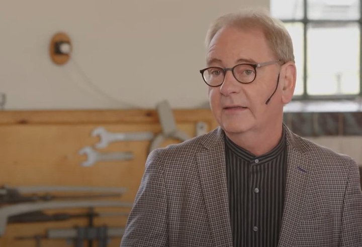 BJarni Bjarnason, forstjóri Orkuveitunnar, á ársfundinum í síðustu viku.