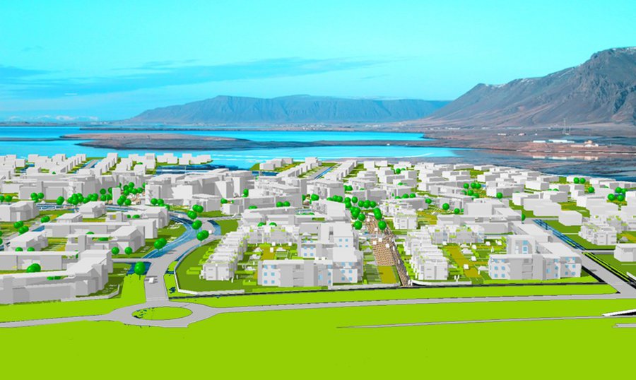 Mynd: ARK Blikastaðaland rammaskipulag ASK