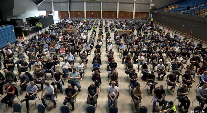 Bólusetning Skjáskot: RÚV