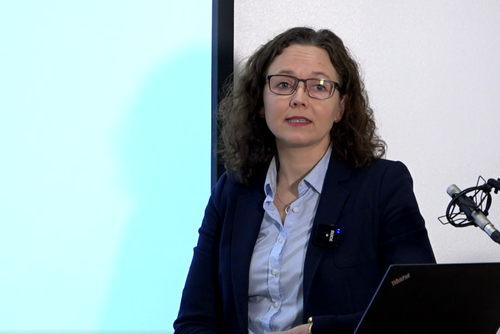 Bryndís Friðrikssdóttir svæðisstjóri höfuðborgarsvæðis Vegagerðarinnar. Mynd: Skjáskot úr streymi Vegagerðarinnar.