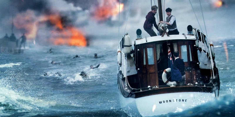 Þessi mynd prýðir plaggöt kvikmyndarinnar um Dunkirk. Þar sést einn af bátunum frá Ramsgate koma dátunum til bjargar.