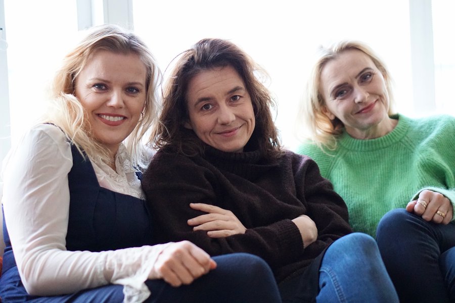 Bára Huld Beck Bergling Rós, Auður Jóns og Heiða Björg.