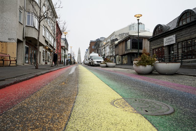 Auðar götur í miðborg Reykjavíkur í samkomubanni. Mynd: Bára Huld Beck