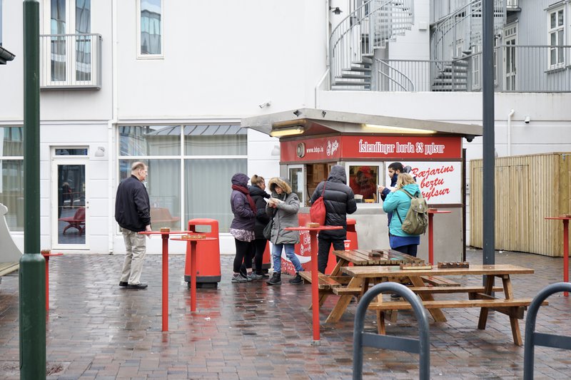 Bæjarins bestu í COVID-faraldri Mynd: Bára Huld Beck