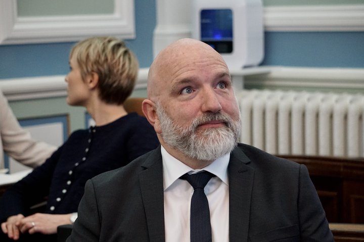 Gísli Rafn Ólafsson þingmaður Pírata.