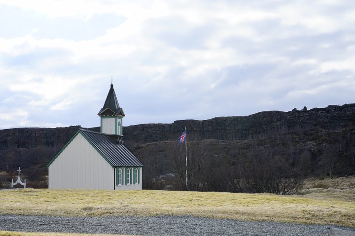 Þingvallakirkja.