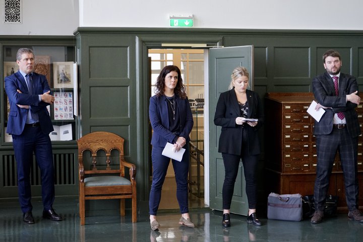 Hluti ríkisstjórnar Íslands.