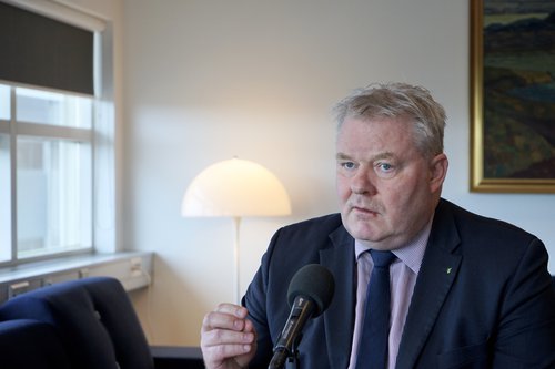 Sigurður Ingi Jóhannsson formaður Framsóknarflokksins. Mynd: Bára Huld Beck.