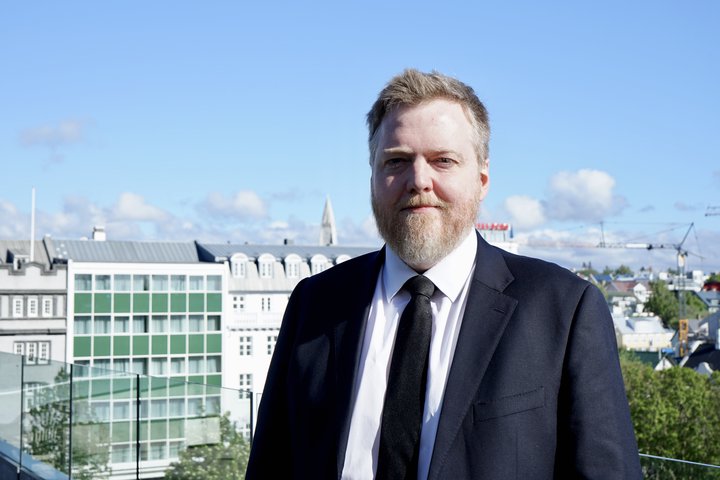 Sigmundur Davíð Gunnlaugsson er formaður Miðflokksins.