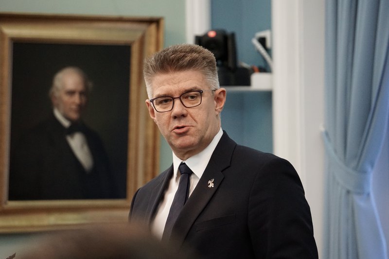 Gunnar Bragi Sveinsson, þingmaður Miðflokksins. Mynd: Bára Huld Beck.