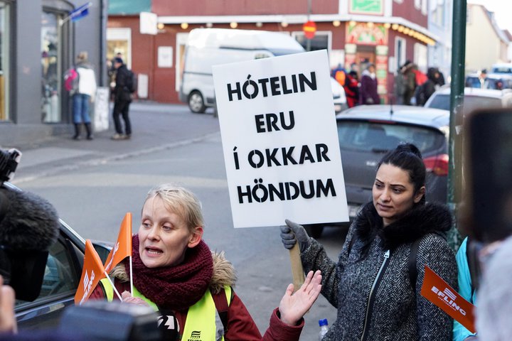 Sólveig Anna Jónsdóttir - Samstöðufundur 8. mars 2019 - Verkfall hótelstarfsmanna