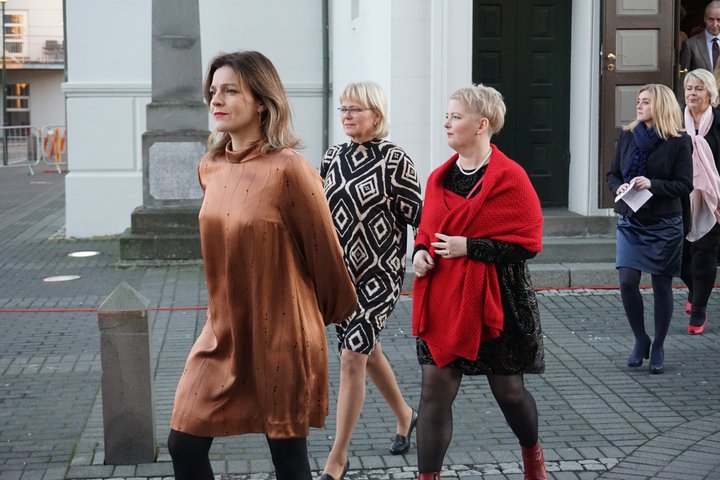 Þingmenn, Rósa Björk og Oddný - Þingsetning 14/12/2017