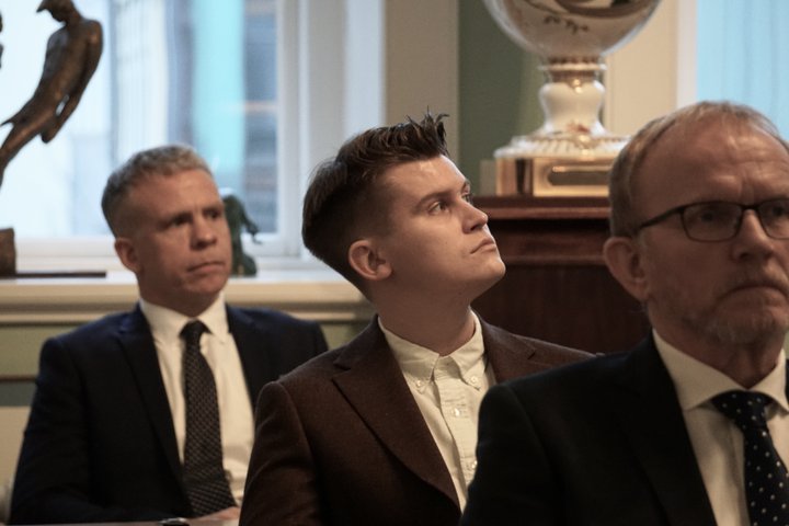 Jóhann Páll Jóhannsson þingmaður Samfylkingar, hér fyrir miðri mynd.