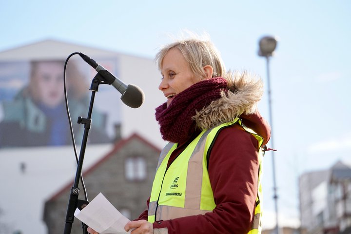 Sólveig Anna Jónsdóttir formaður Eflingar.
