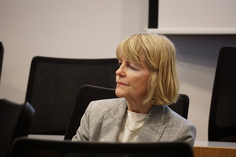 Guðbjörg Matthíasdóttir og aðilar tengdir henni eru stærstu eigendur Árvakurs. Mynd: Bára Huld Beck