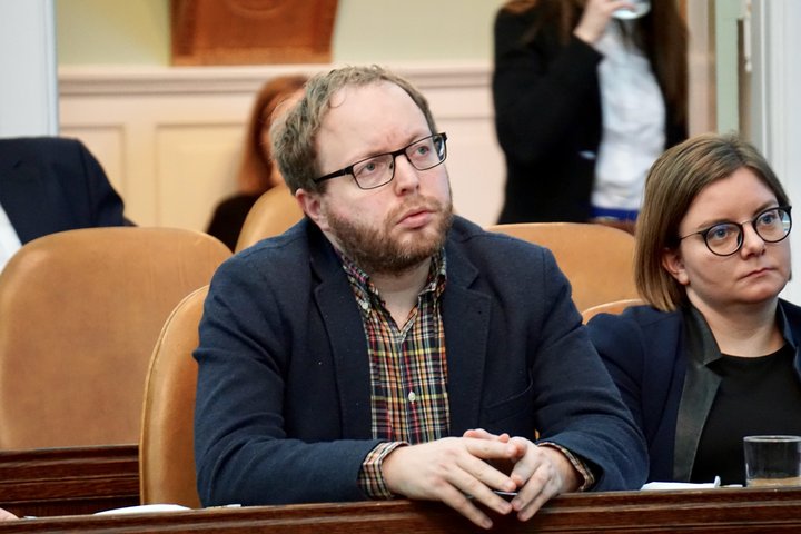 Smári McCarthy, þingmaður Pírata.