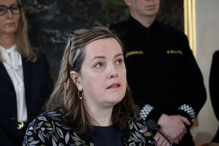 Svandís Svavarsdóttir, heilbrigðisráðherra og þingmaður Vinstri grænna, sem situr í undirbúningsnefnd um rannsókn kjörbréfa.