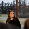 Katrín Jakobsdóttir forsætisráðherra við kynningu stjórnarsáttmálans á Kjarvalsstöðum í dag.