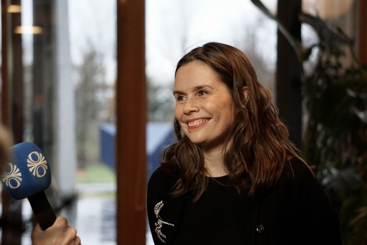 Katrín Jakobsdóttir, formaður Vinstri grænna og forsætisráðherra.