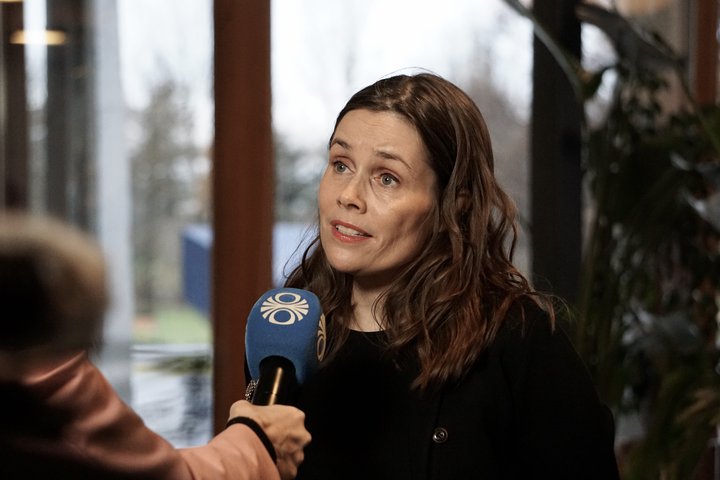 Katrín Jakobsdóttir, formaður Vinstri grænna og forsætisráðherra.