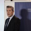 Bjarni Benediktsson, fjármála- og efnahagsráðherra og formaður Sjálfstæðisflokksins, við kynningu á fjárlagafrumvarpi ársins 2022 í morgun