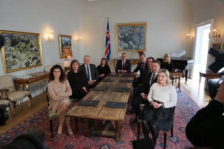 Hluti ríkisstjórnar Íslands.