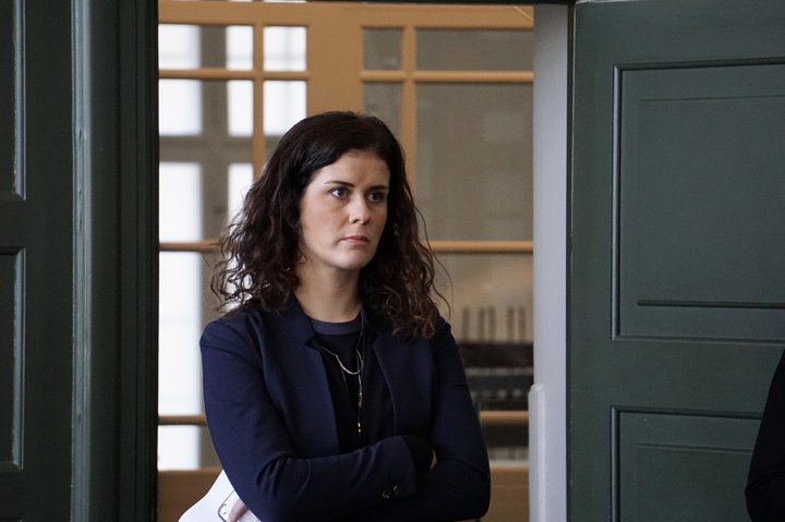 Þórdís Kolbrún Reykfjörð Gylfadóttir er utanríkisráðherra.
