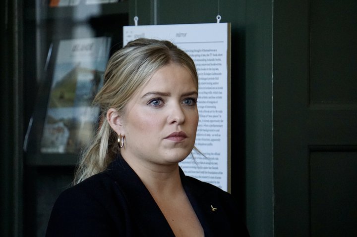 Áslaug Arna Sigurbjörnsdóttir vís­inda-, iðnaðar og ný­sköp­un­ar­ráðherra.