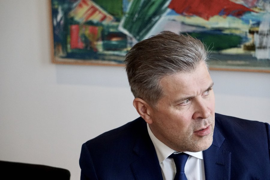 Mynd: Bára Huld Beck Bjarni Benediktsson