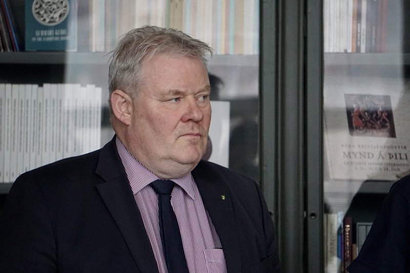 Sigurður Ingi Jóhannsson sagðist ánægður með niðurstöðuna. Mynd: Bára Huld Beck