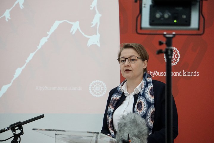 Drífa Snædal, forseti ASÍ.