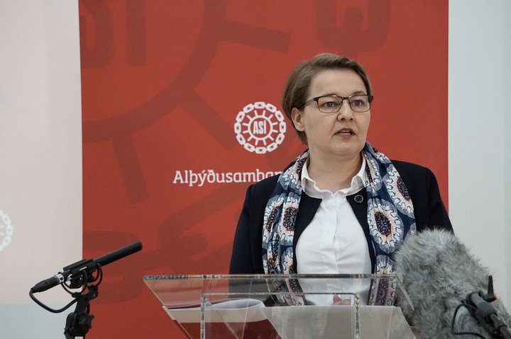 Drífa Snædal, forseti ASÍ.